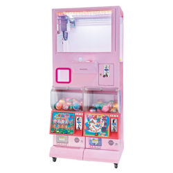 Coin Operated Combo Crane & Prize Capsule Vending Machine